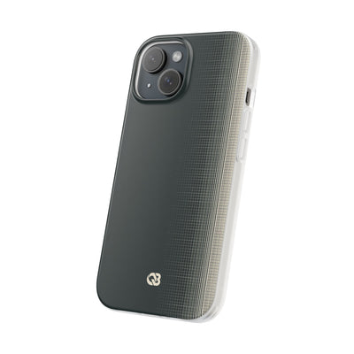 Grey Lite Phone Case for iPhone - Charcoal Tech Grid