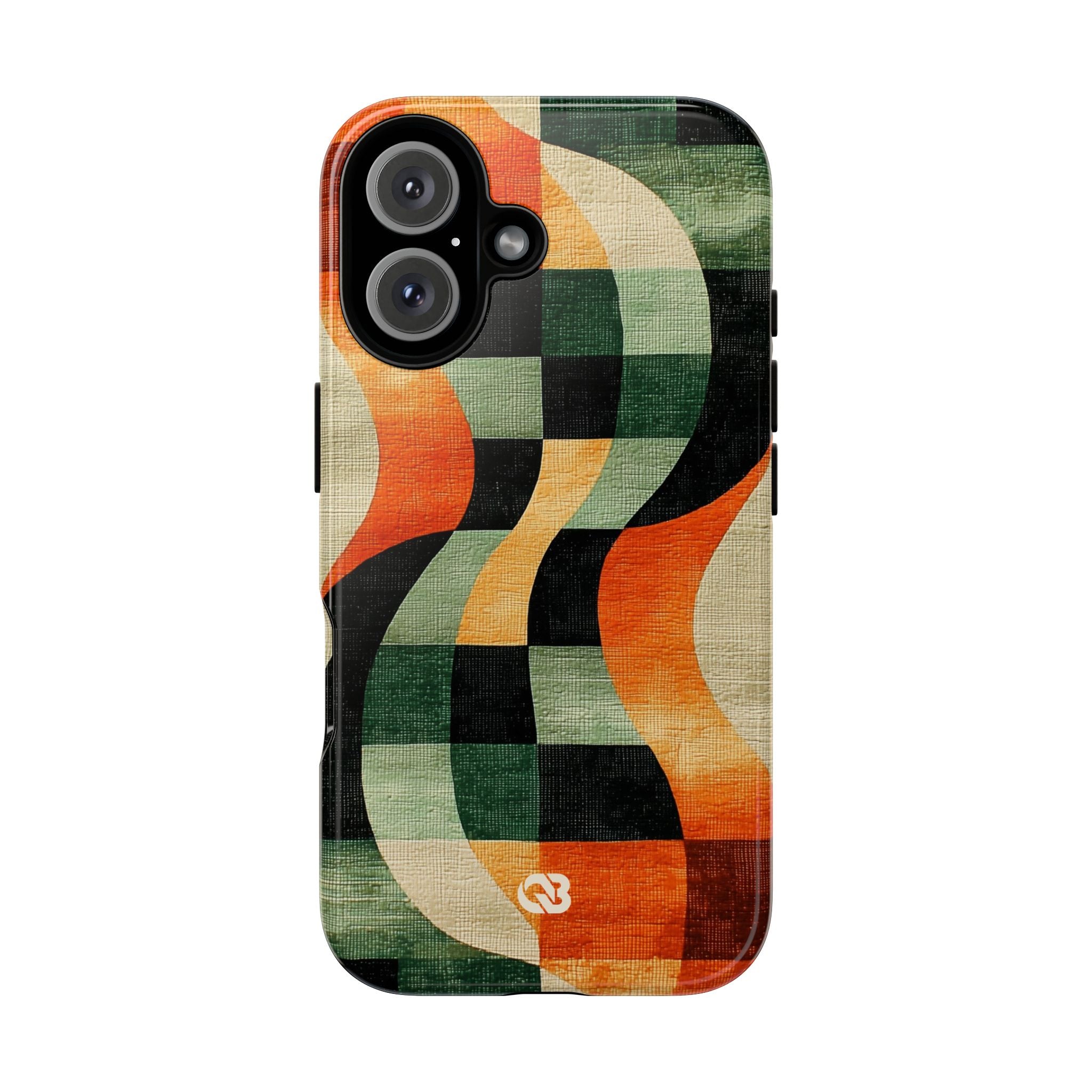 Burnt Orange Curve · Tough Etui na telefon dla iPhone