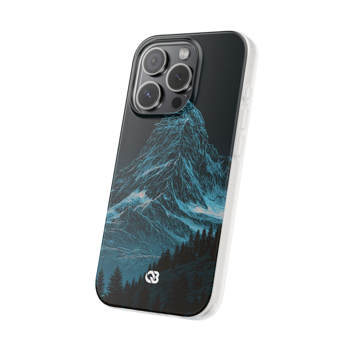 Glacial Alpine Peak · Lite Phone Case for iPhone ·  Blue