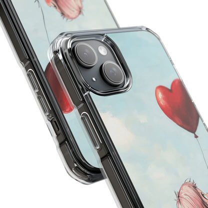 Heart Balloon Glow iPhone 15 Plus Case - Impact