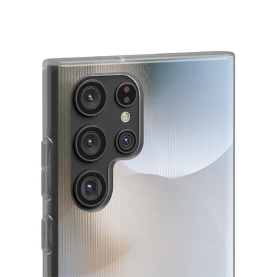 White Lite Phone Case for Samsung - Frosted Ribbed Sphere