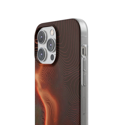 Caldera Ridge · Lite Phone Case for iPhone ·  Orange