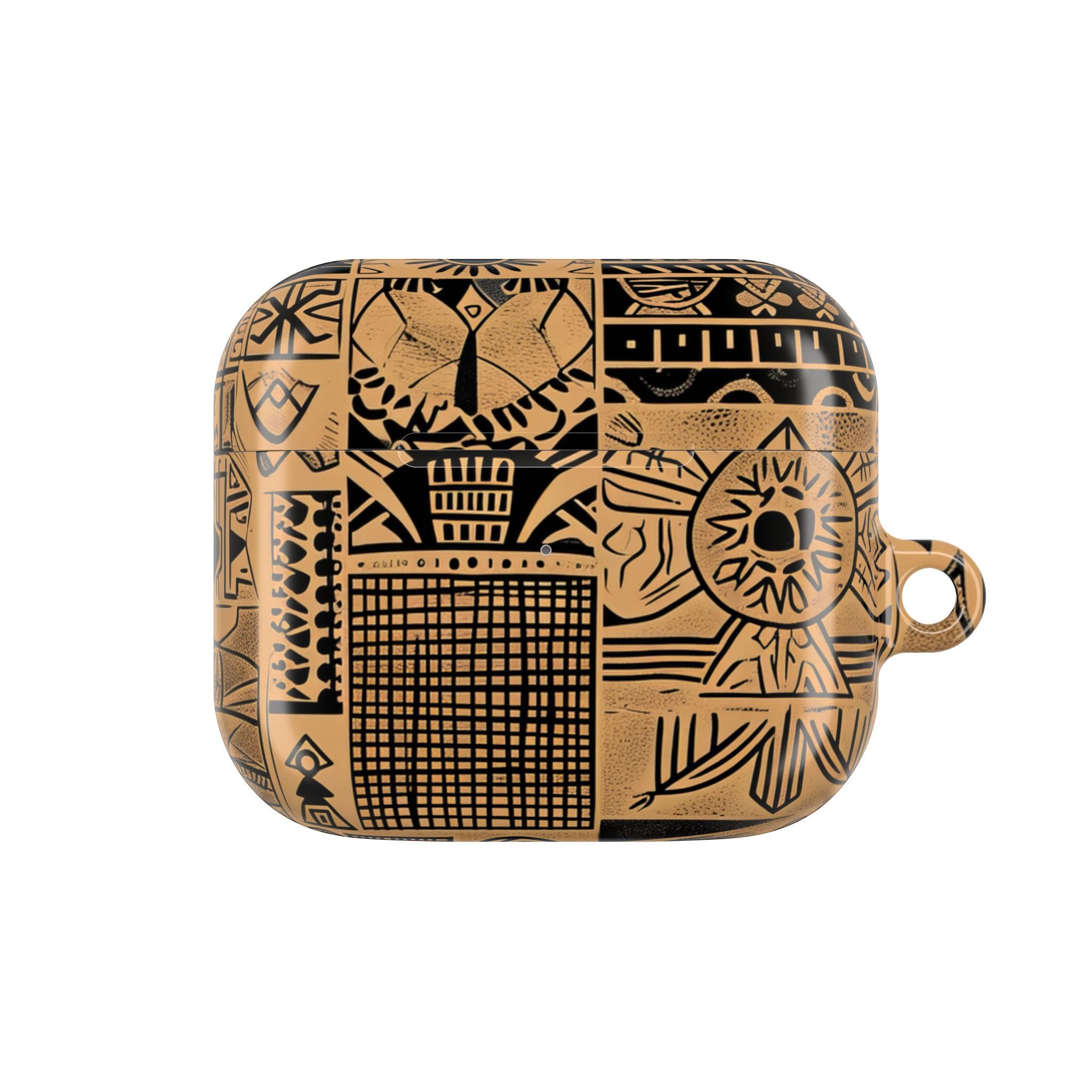 Celestial Faces Brown - AirPods Cover