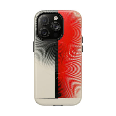 Red Tough 2.0 Magsafe Phone Case for iPhone - Split Signal Red
