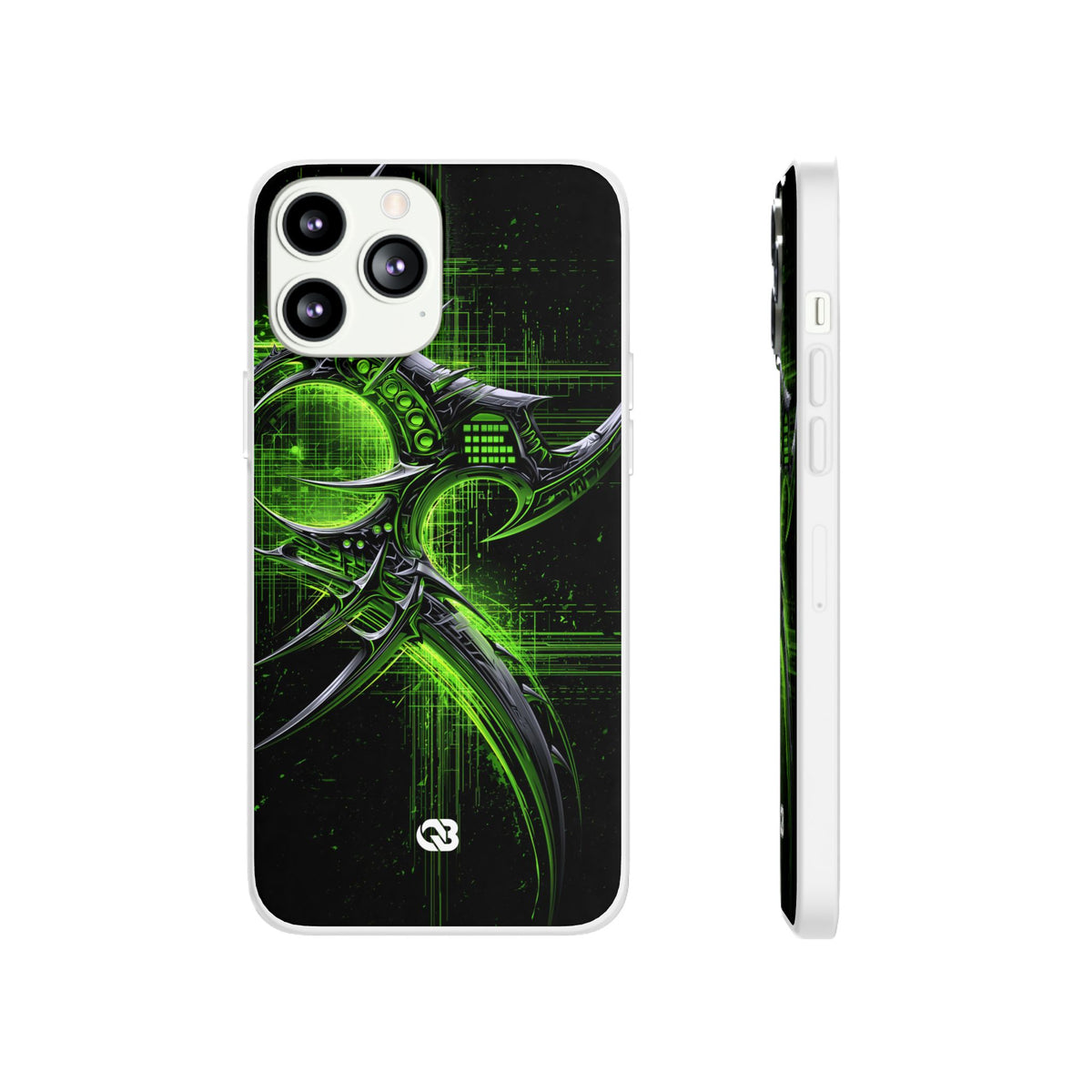 Cyber Sigil Grid · Lite Phone Case for iPhone ·  Green