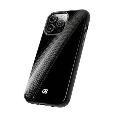 Black Tough Phone Case for iPhone - Linear Velocity Beam