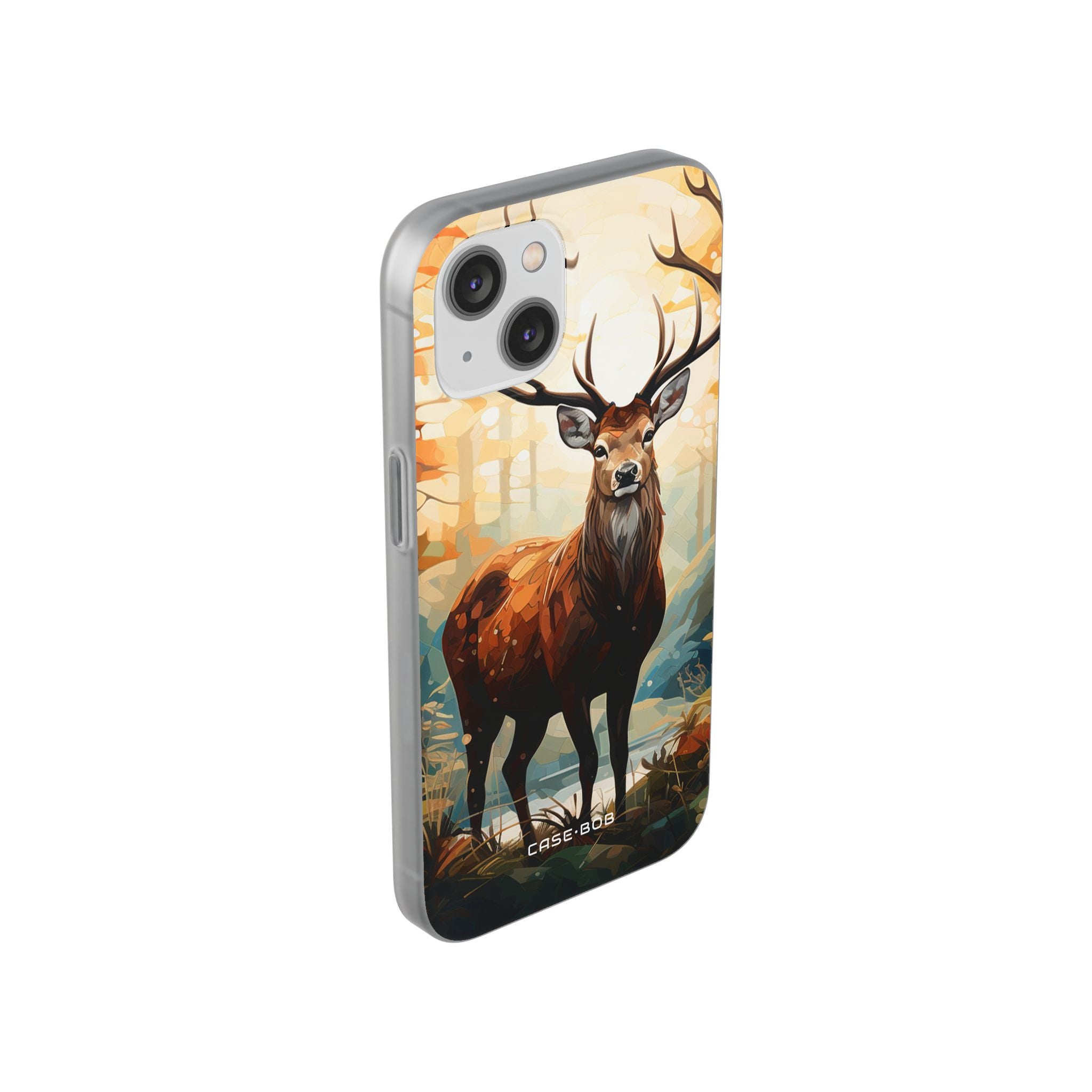 Glowing Stag iPhone 14 Case - Soft - CASE•BOB
