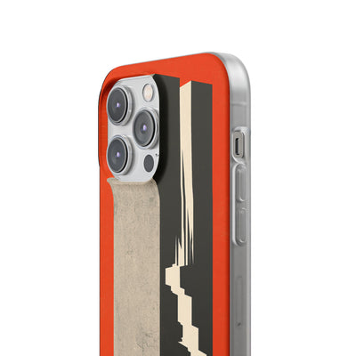 Orange Lite Phone Case for iPhone - Orange Monolith Rift