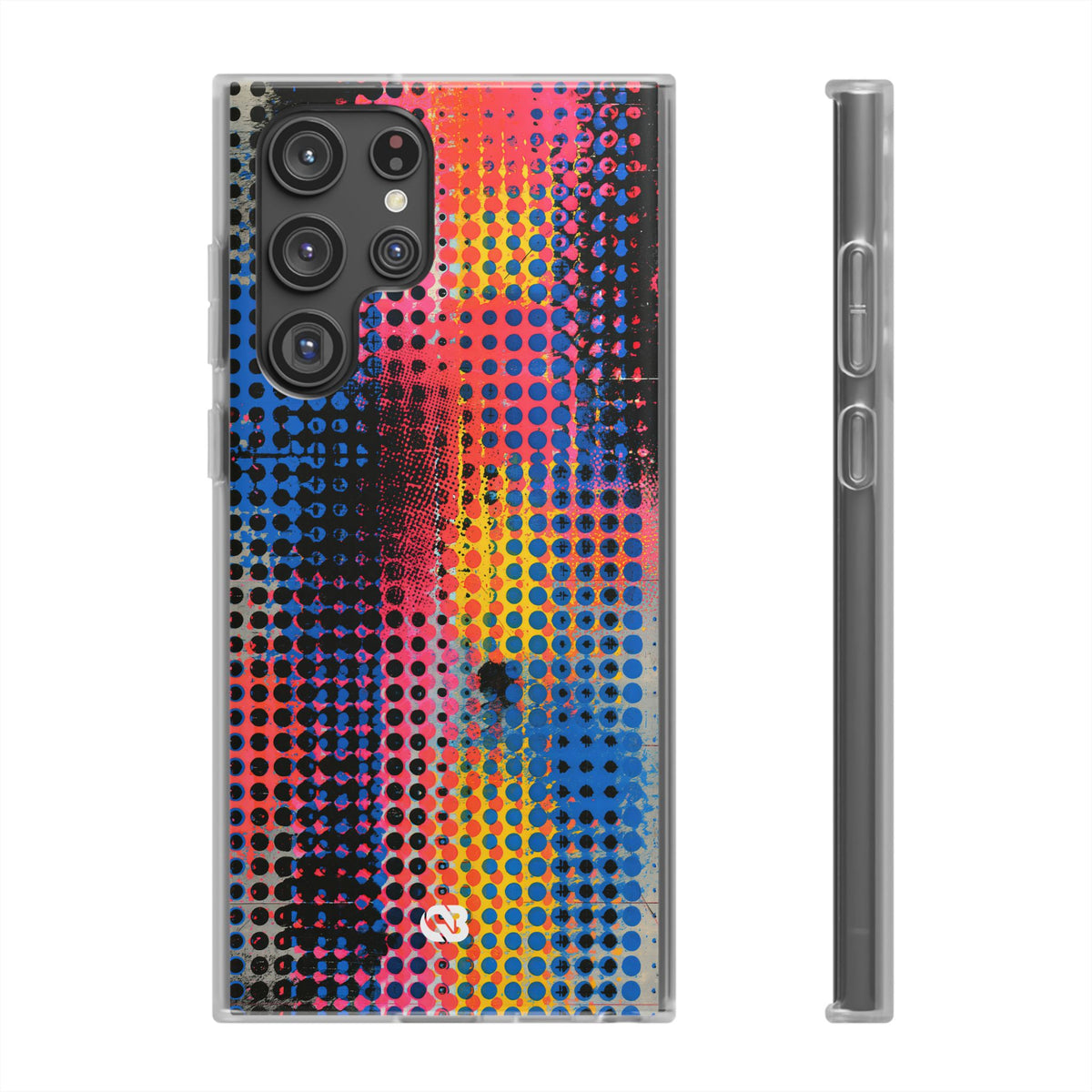 Chromatic Halftone Grid · Lite Phone Case for Samsung · Blue