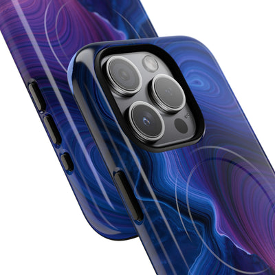Radiant Strata · Tough 2.0 Magnetic Phone Case for iPhone · Blue