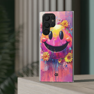 Vivid Grin Graffiti · Soft Phone Case for Samsung