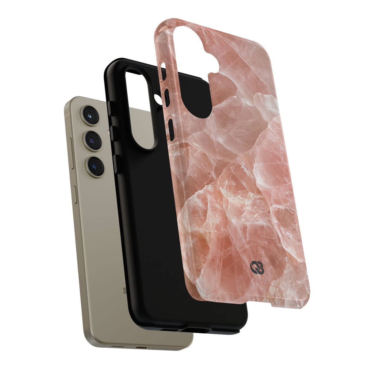 Rose Quartz Facet · Tough Phone Case for Samsung · Pink