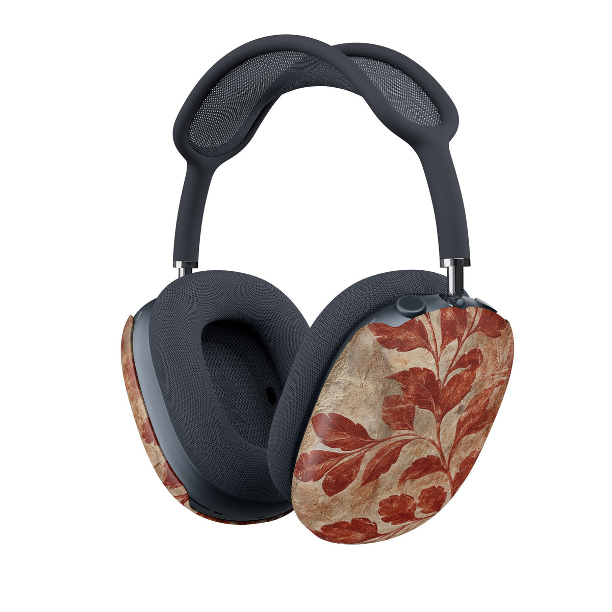 Terracotta Botanical Fresco · Hard Case for AirPods Max · Red