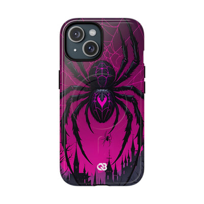 Obsidian Neon Widow · Tough+ Handyhülle für iPhone · Magsafe