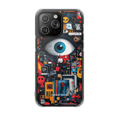 Digital Eye Blue iPhone 14 Pro Max Cover - Impact