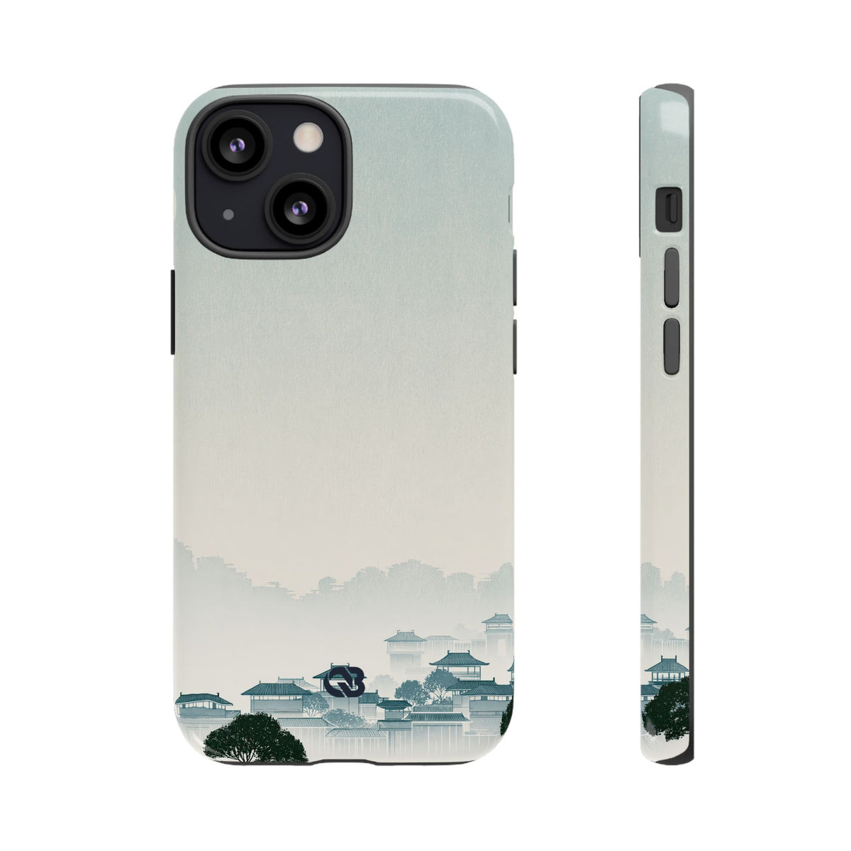 Misty Dynasty Horizon · Tough Phone Case for iPhone · Blue