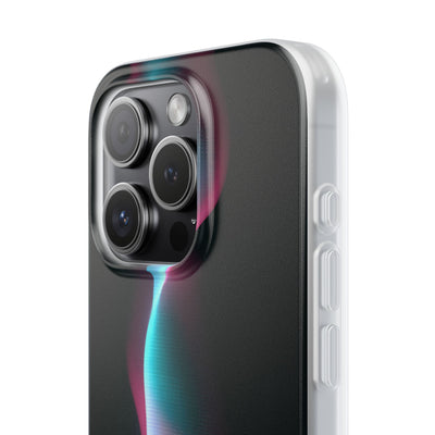 Neon Pixel Flow · Lite Phone Case for iPhone ·  Black