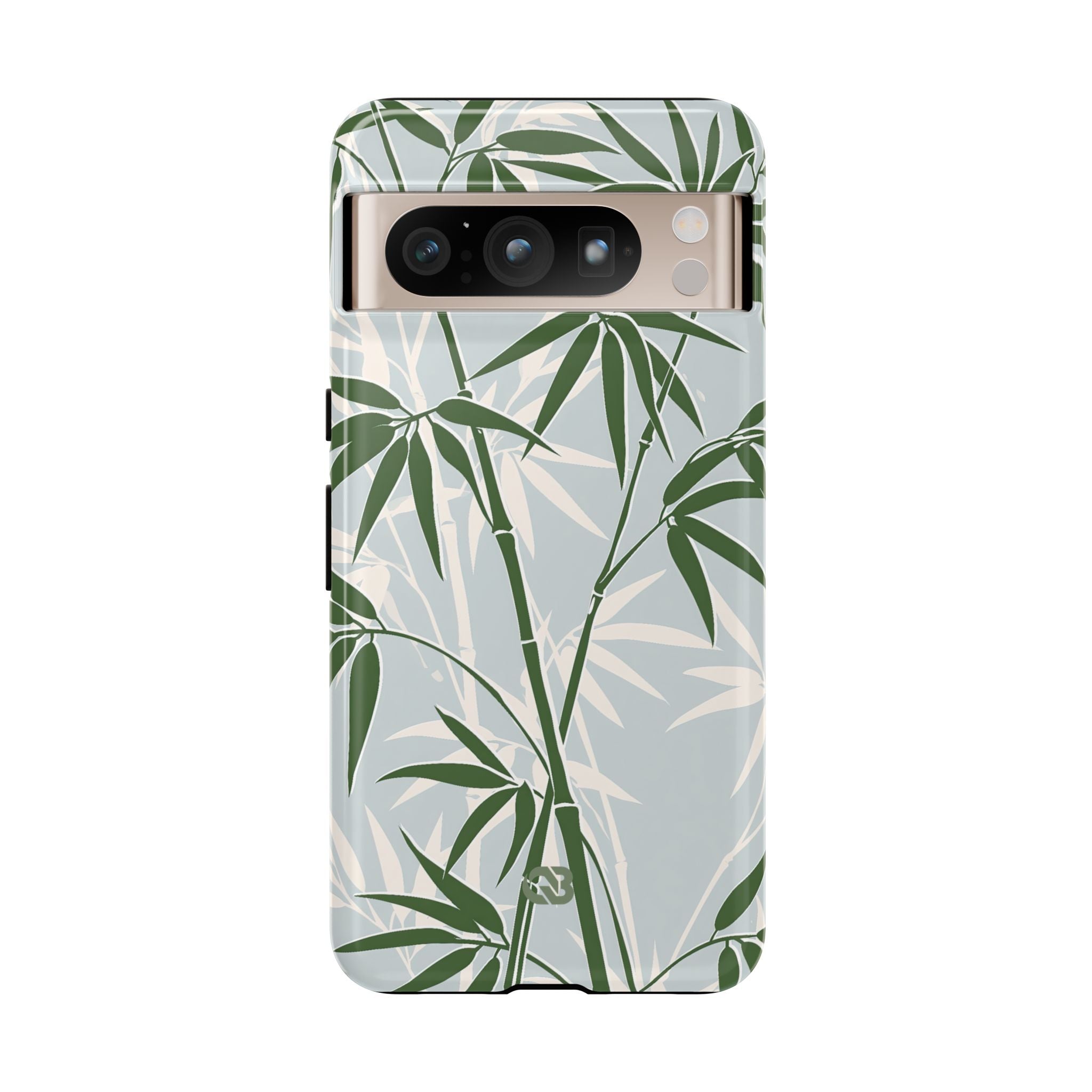 Green Tough Phone Case for Google Pixel - Kyoto Bamboo Canopy