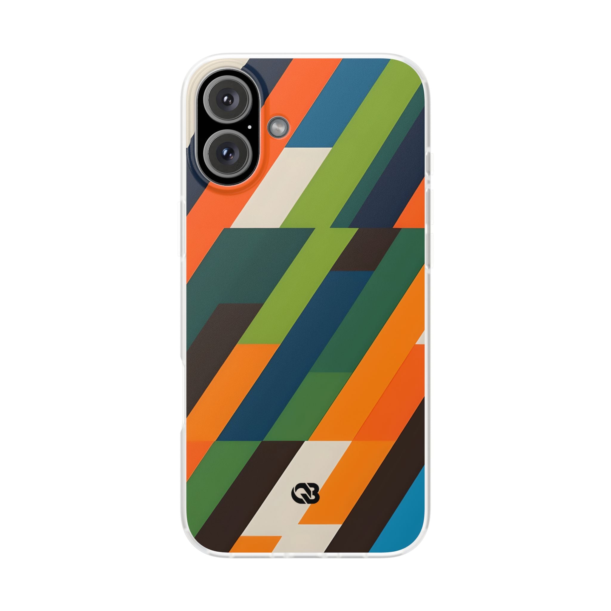 Angled Retro Mosaic · Soft Handyhülle für iPhone