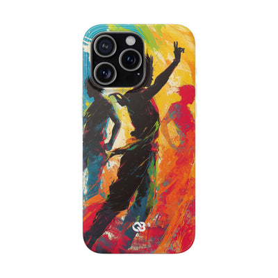 Electric Motion Blur · Soft Phone Case for iPhone
