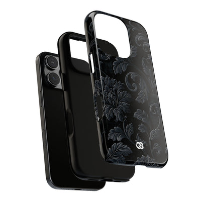 Obsidian Damask · Tough Phone Case for iPhone · Black