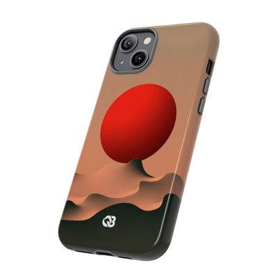 Crimson Sol Ridge · Tough Phone Case for iPhone · Red