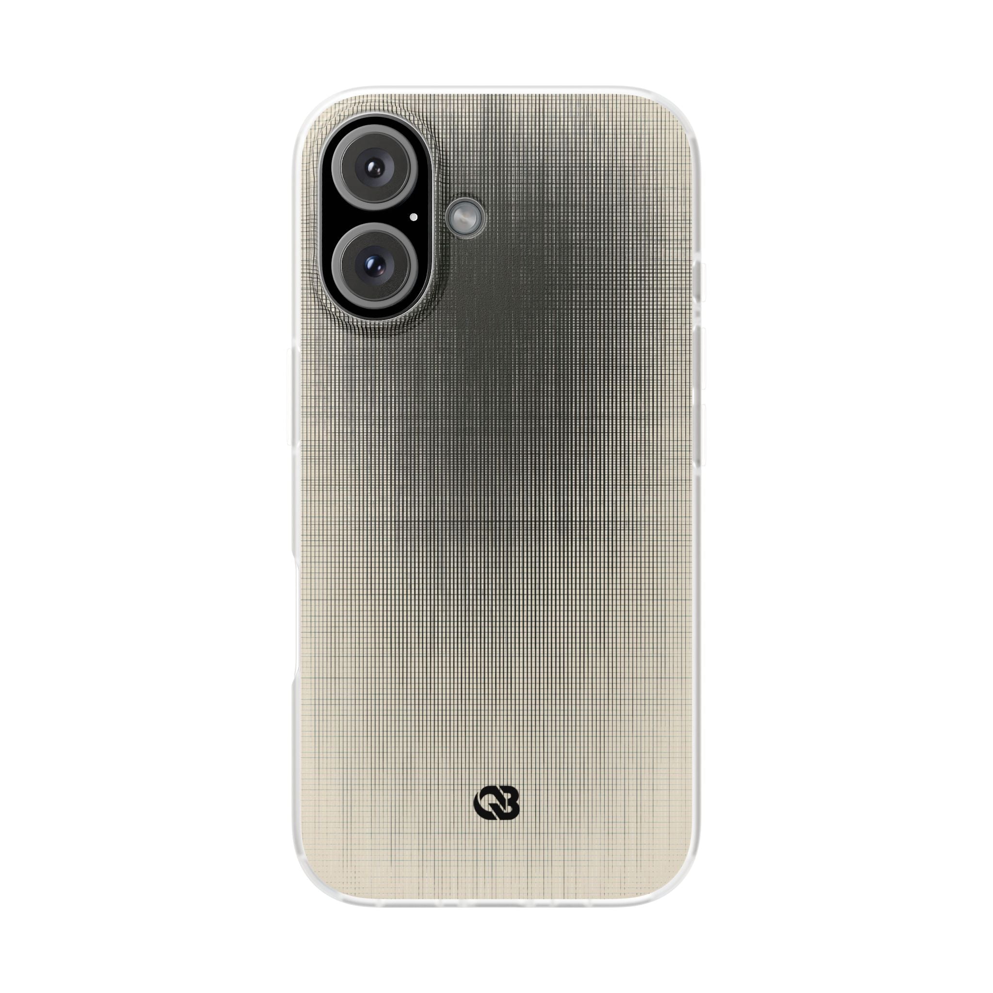 Beige Lite Phone Case for iPhone - Carbon Screen Grid