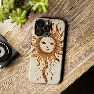 Rustic Solar Mask · Tough Phone Case for iPhone