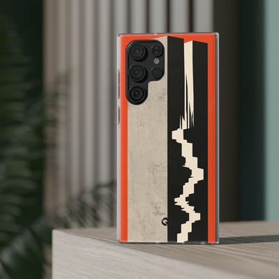 Orange Lite Phone Case for Samsung - Orange Monolith Rift
