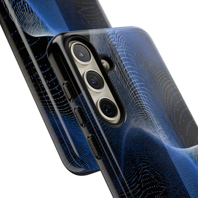Blue Tough Phone Case for Samsung - Electric Blue Flux