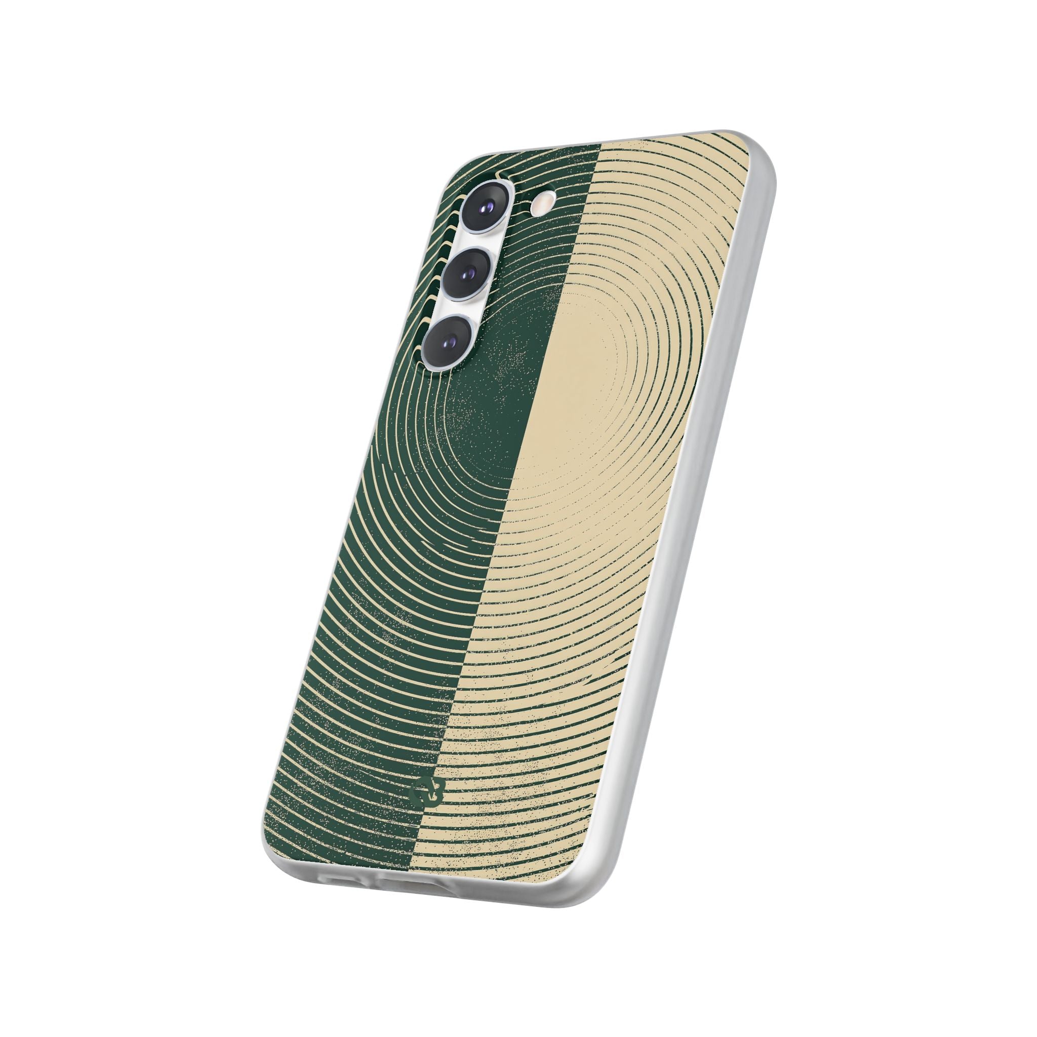 Green Lite Phone Case for Samsung - Evergreen Split Grain