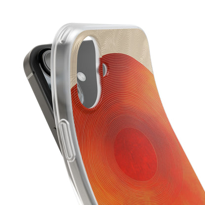 Sunburst Swirl iPhone 16 Plus Case - Soft