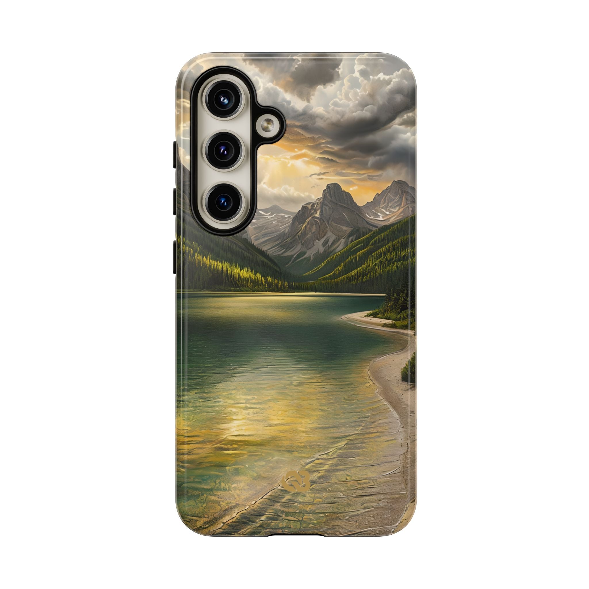 Gilded Mountain Lake · Tough etui na telefon dla Samsung