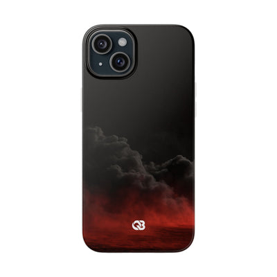 Crimson Fog Void · Lite Phone Case for iPhone ·  Black
