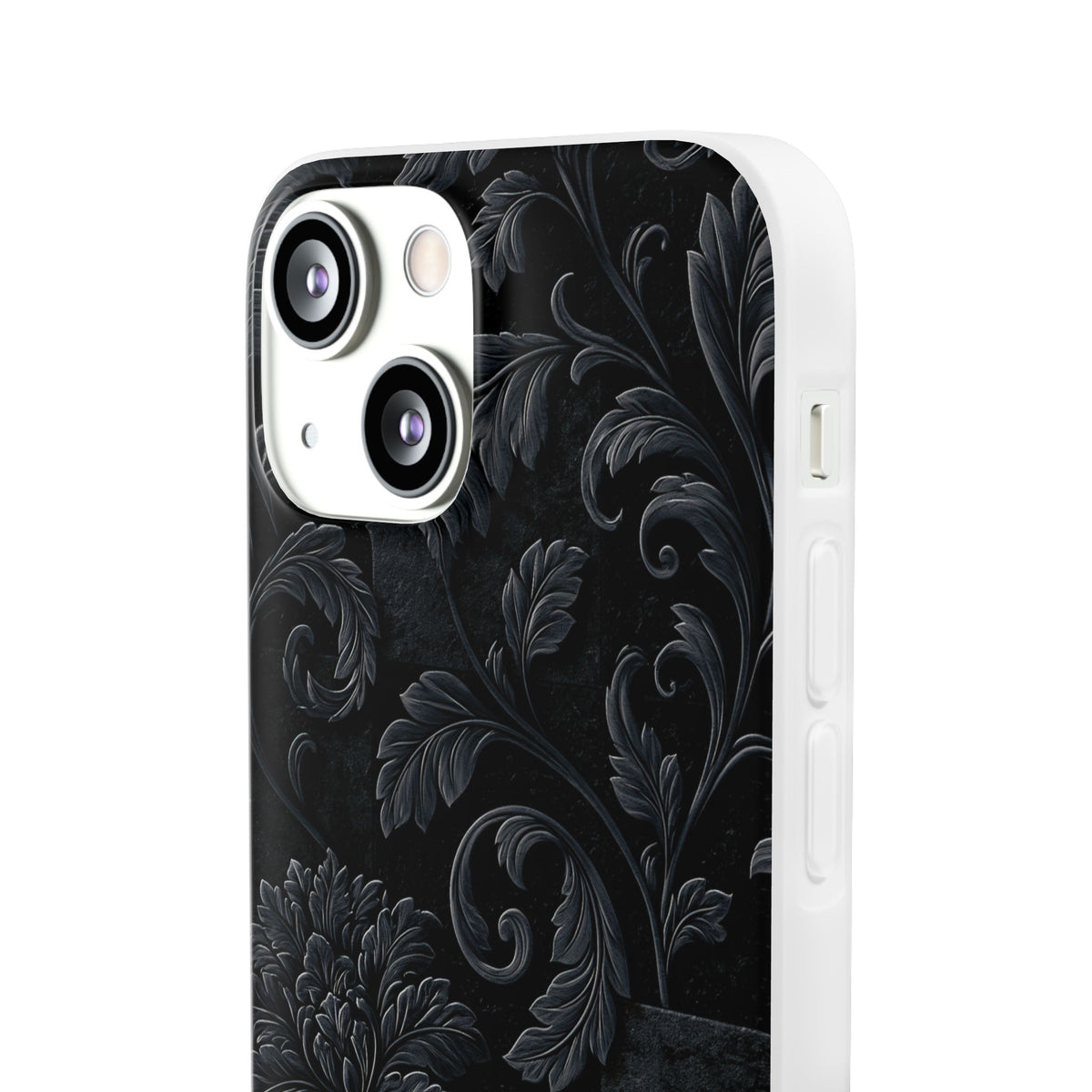 Obsidian Damask · Lite Phone Case for iPhone ·  Black