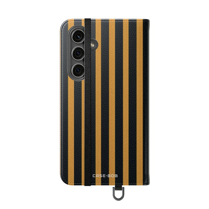 Golden Stripes - Samsung S24 Plus Case - Wallet