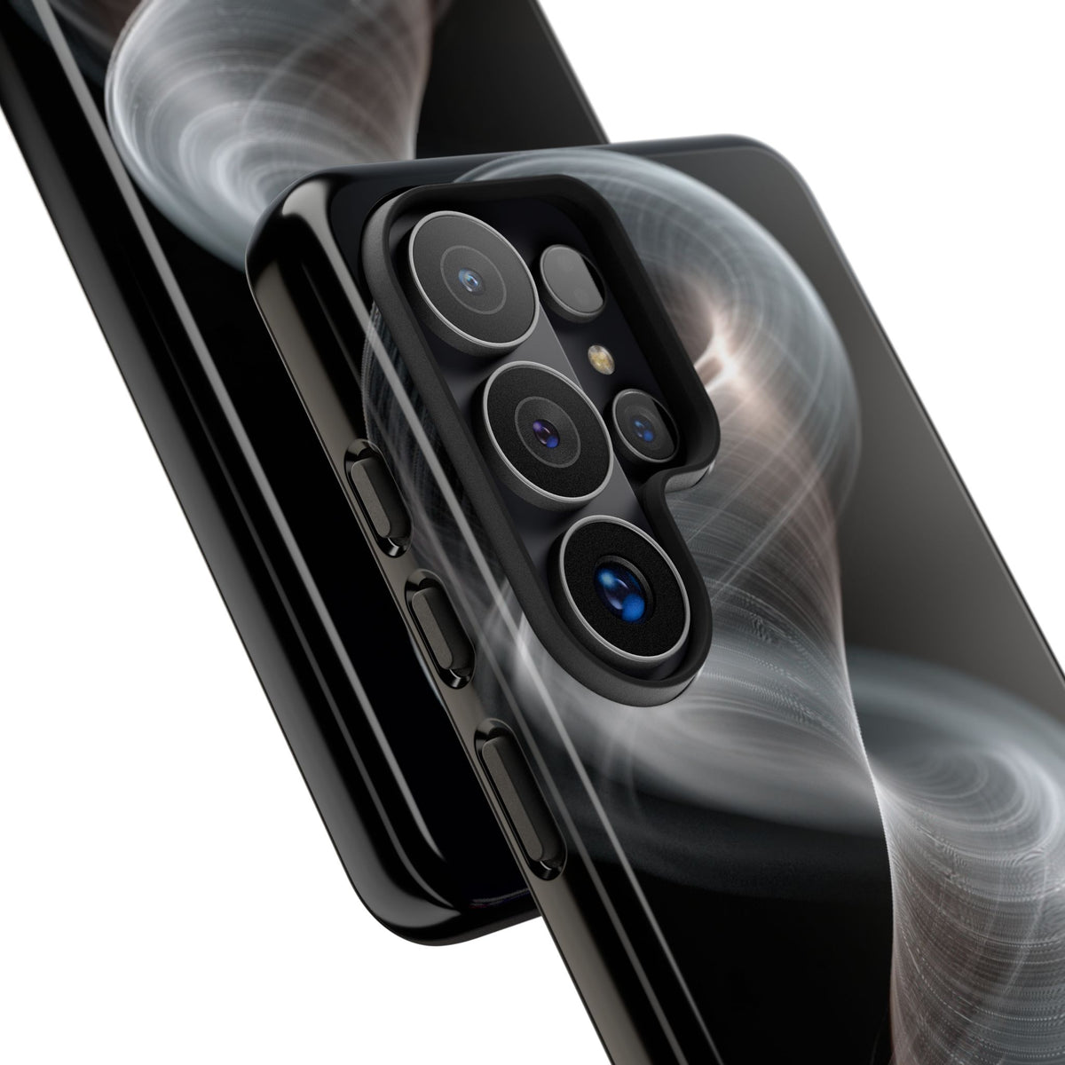 Luminous Vortex · Tough Phone Case for Samsung · Black
