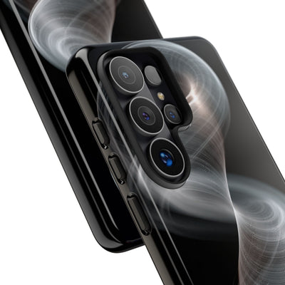 Luminous Vortex · Tough Phone Case for Samsung · Black