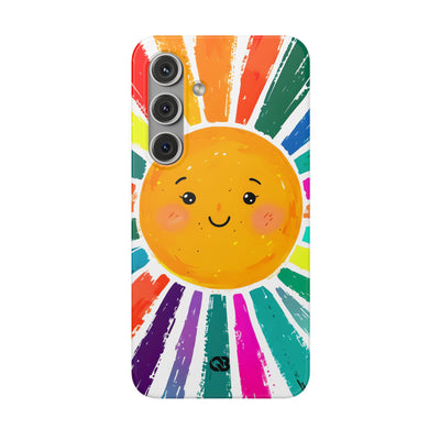 Vibrant Solar Smile · Soft Handyhülle für Samsung