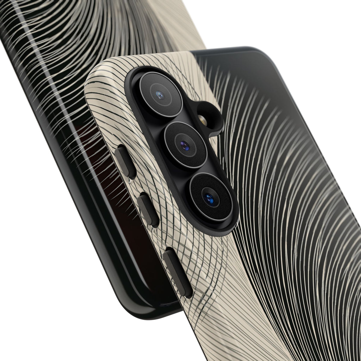 Minimal Frond Study · Tough Phone Case for Samsung · Black
