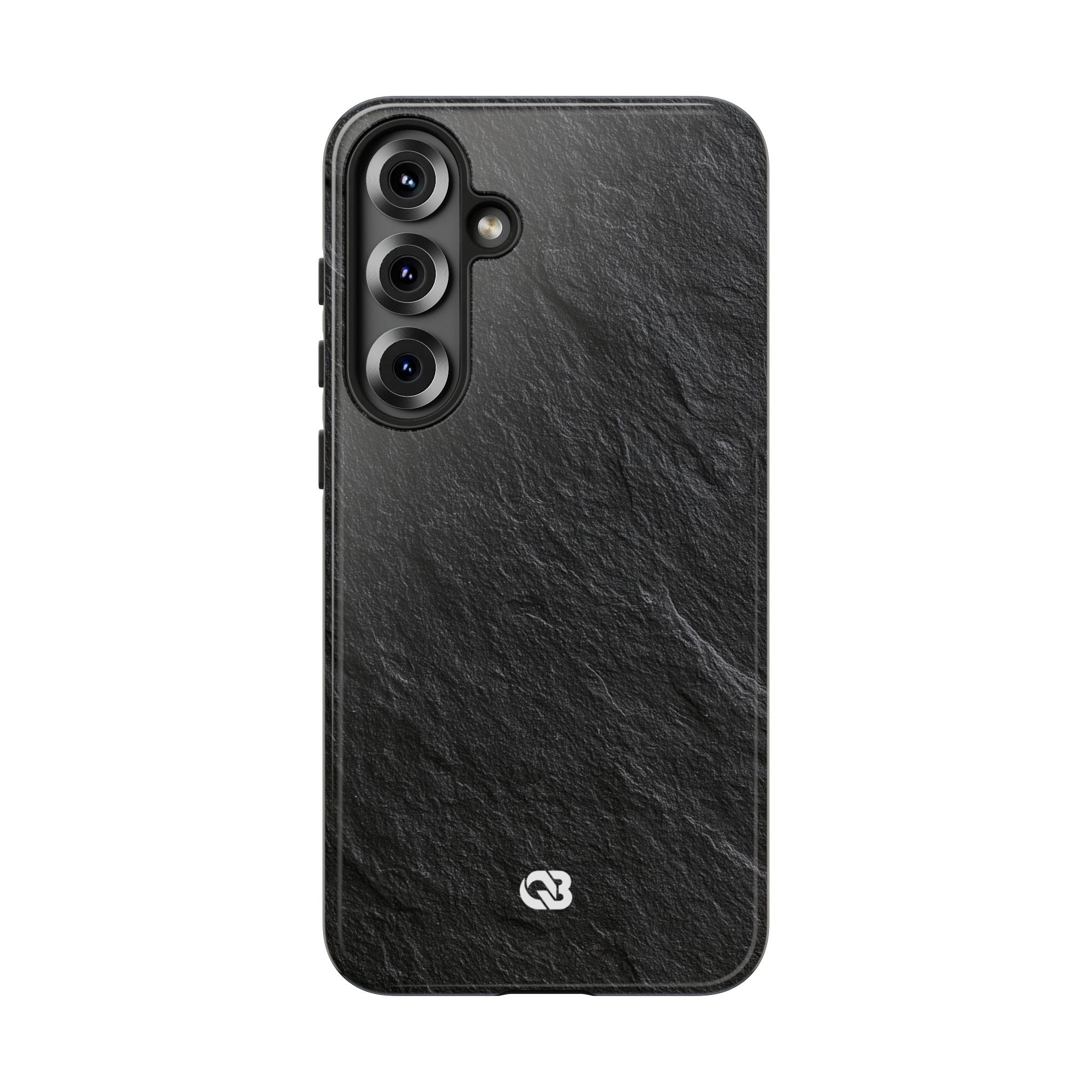 Black Tough Phone Case for Samsung - Raw Obsidian Slate