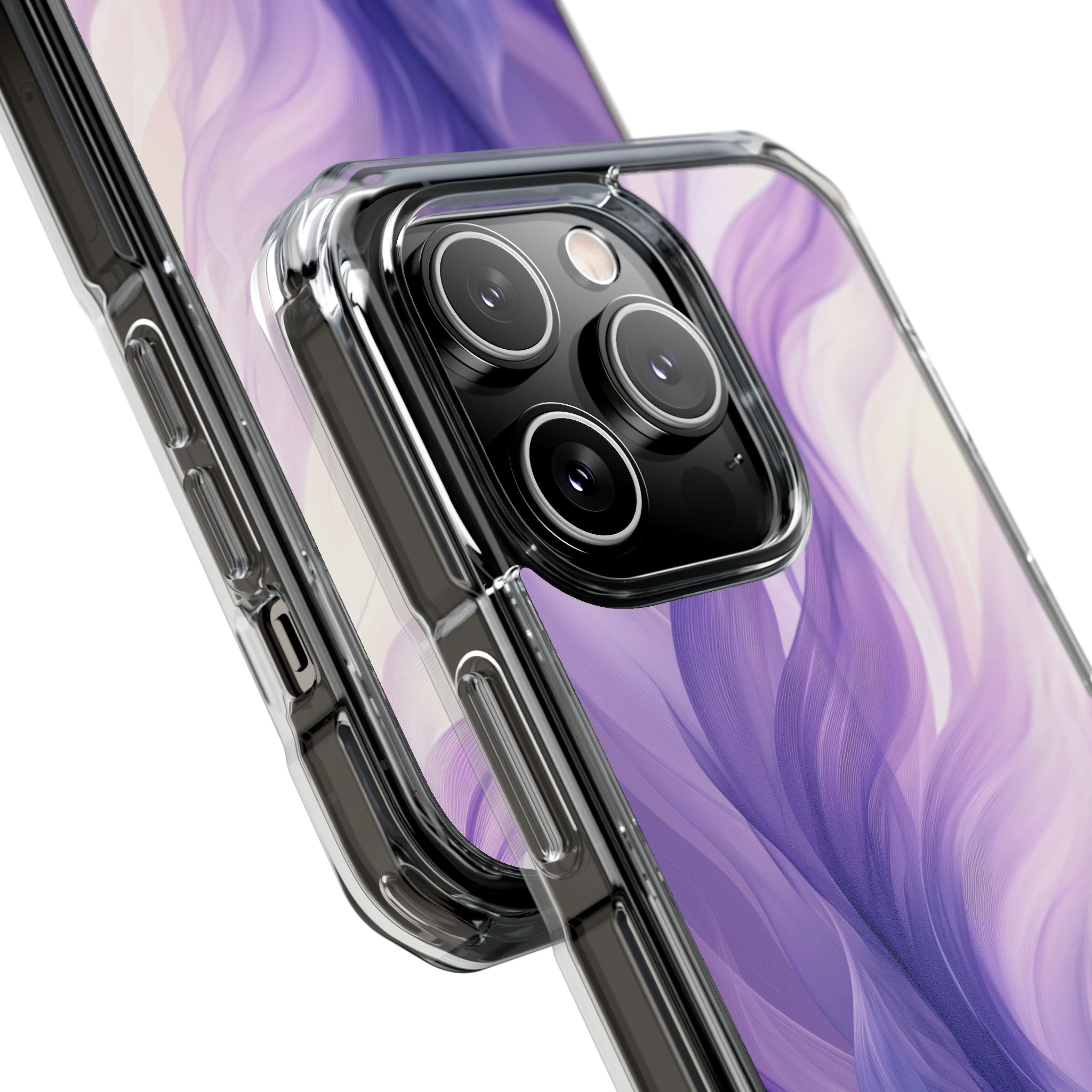 Amethyst Silk Waves · Impact Phone Case for iPhone · Magsafe
