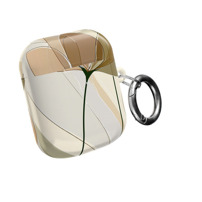 Translucent Petal Contour · Hard Case for AirPods & AirPods Pro · Beige