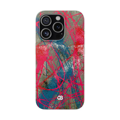 Neon Static Drip · Lite Phone Case for iPhone ·  Pink