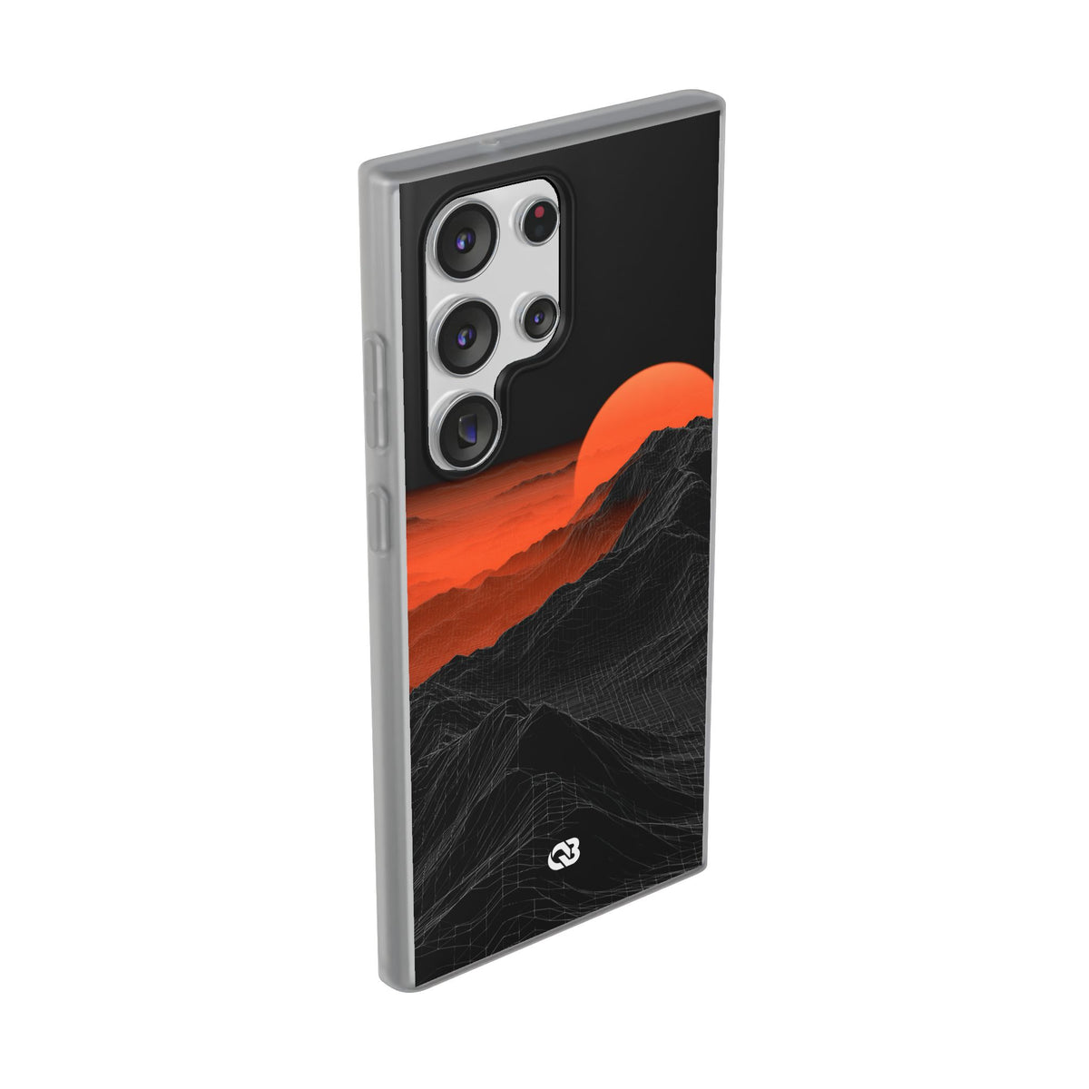 Solar Ridge Mesh · Lite Phone Case for Samsung · Black