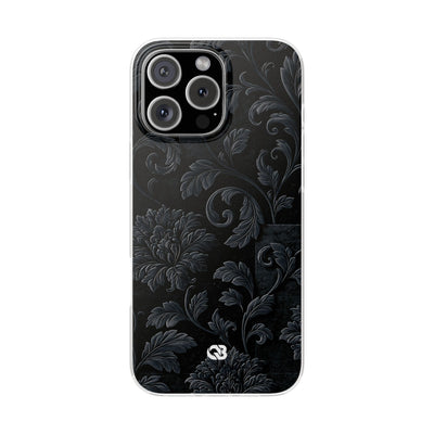 Obsidian Damask · Lite Phone Case for iPhone ·  Black