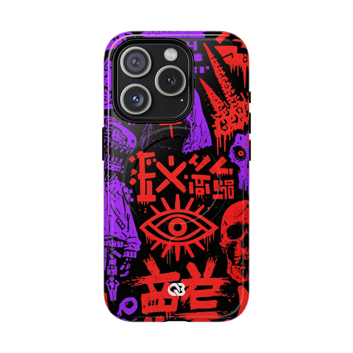 Underground Cyber Glyphs · Tough 2.0 Magnetic Phone Case for iPhone · Black