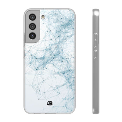 Blue Lite Phone Case for Samsung - Glacial Neural Web