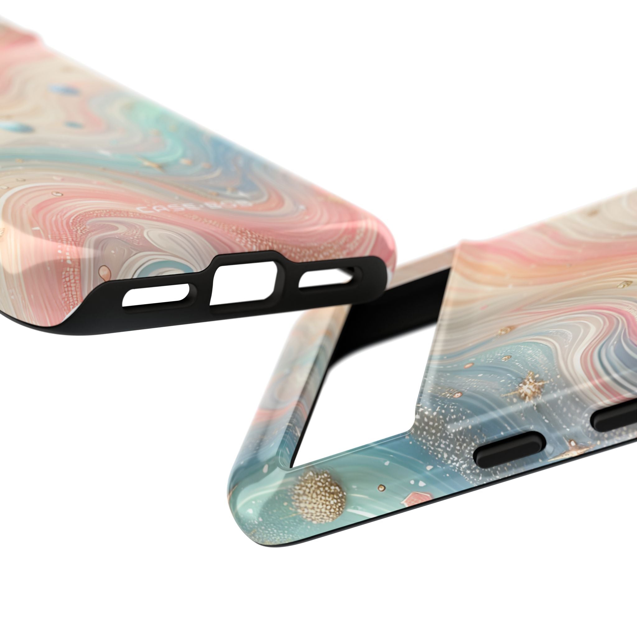 Iridescent Swirls Google Pixel 8 Case - Tough