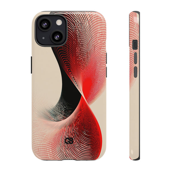 Parametric Helix · Tough Phone Case for iPhone · Red